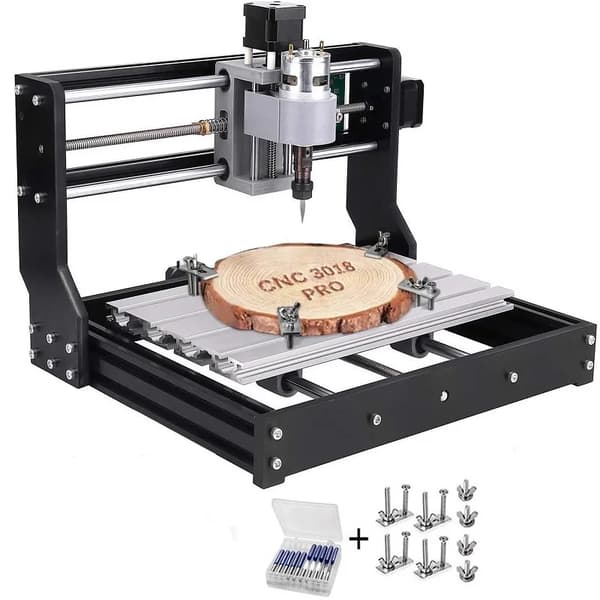 CNC-engraver, router og laserfunktionalitet, kompakt design,Ingen laser, Ingen håndcontroller