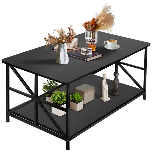 Soffbord, förvaring i två plan, modern design,5