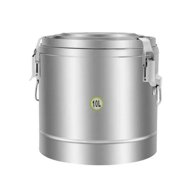 Isoleret Suppebeholder, 20L Kapacitet, Holdbart Rustfrit Stål,10L