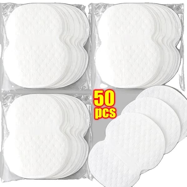 Underarmskydd, Bomullsmaterial, Hög Absorption,50pcs, En storlek-b