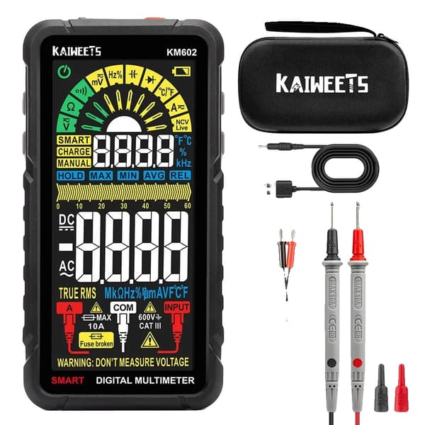 Digitalt Multimeter, Smart Måling, Sikkerhedsbeskyttelse,KM602