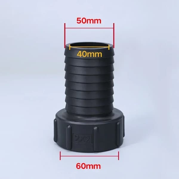 Vandtankforbindelse, Plastmateriale, Kvindelig kompatibilitet,50mm