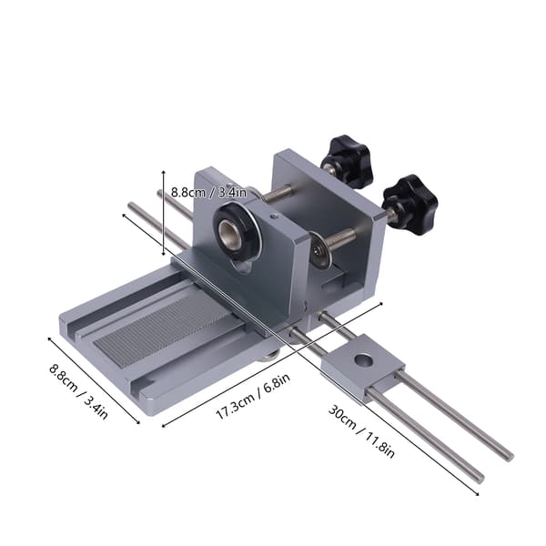 Borrguide Jig, Precision Verktyg, Hållbar Konstruktion,Silver