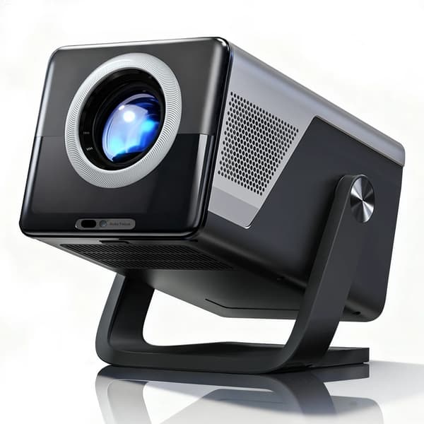 Projektor, 1080P opløsning, WiFi og Bluetooth-forbindelse,EU stik, X7AR