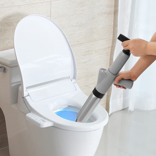 Toilet Plunger Sæt, Rustfrit Stål Konstruktion, Alsidig Afløbsblokering,MULTI