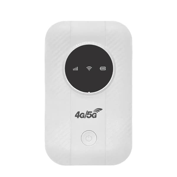 WiFi-router, bærbar 4G/5G-support, højhastighedsforbindelse,Elfenben