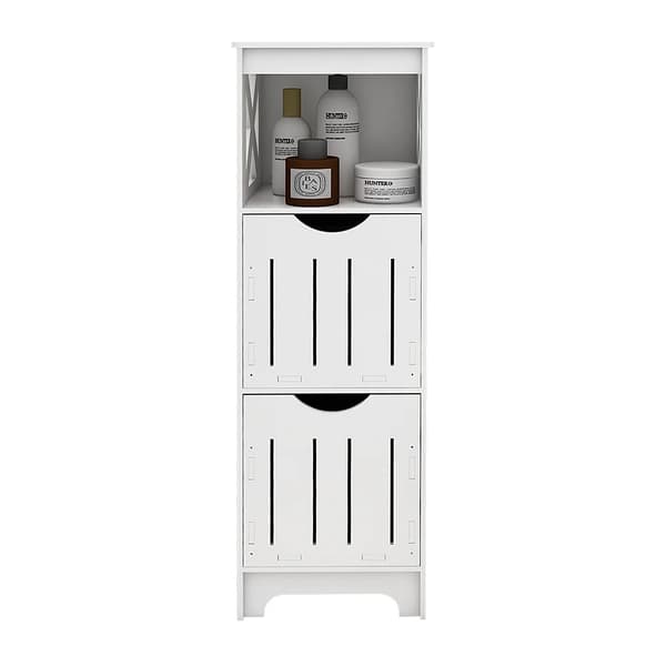 Förvaringsskåp, Elegant Design, Hållbart Material,VIT