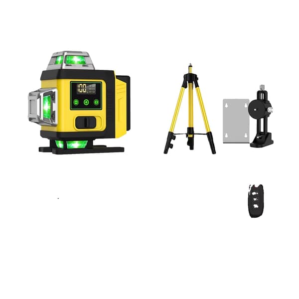 Laser Level, 16 Lines, Self-Leveling, 2 BATTERY