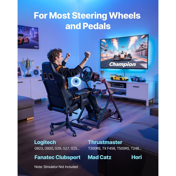 Racing Wheel Ställ, Justerbar Höjd, Säker Design,TypB