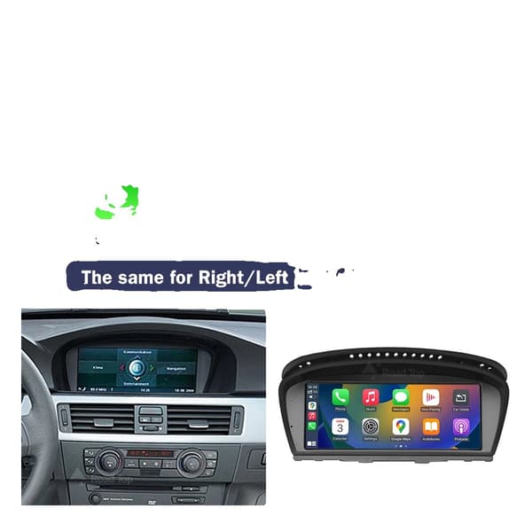Carplay, högupplöst skärm, smartphoneintegration, kompatibel med BMW 3/5-serie E90/E91/E92/E93 E60 E61 E62,Ingen, 3 5 Serien CCC 8.8