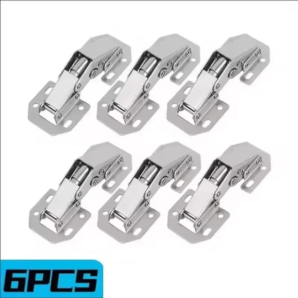 Skabsbeslag, Hydraulisk Puffer, Ingen-Bor Design,6PCS