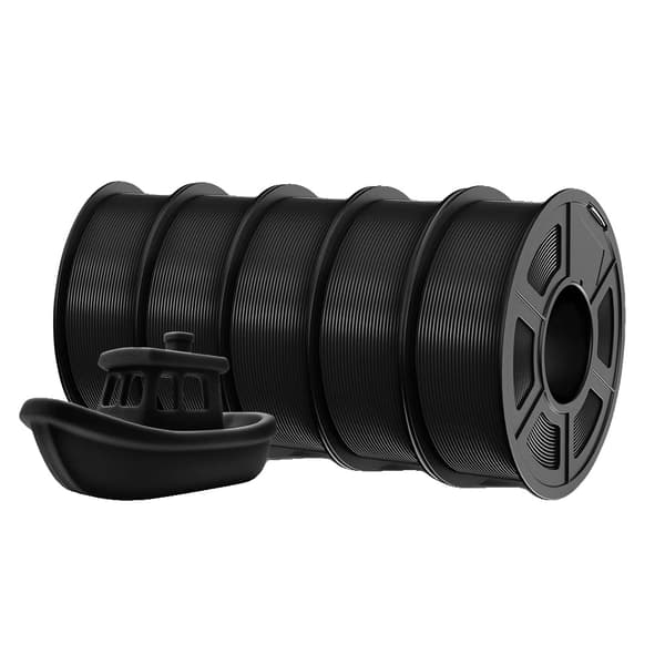3D-printer filament, høj sejhed, miljøvenlige materialer,PETG 5Sort