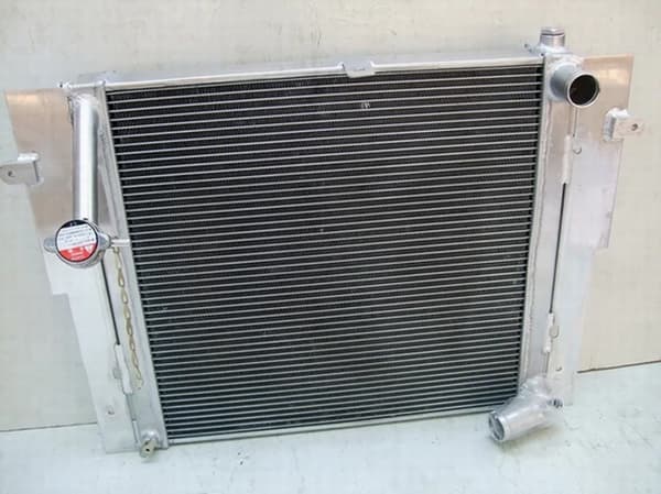 Radiator, Aluminiumkonstruktion, Forbedret Køleydelse,sort