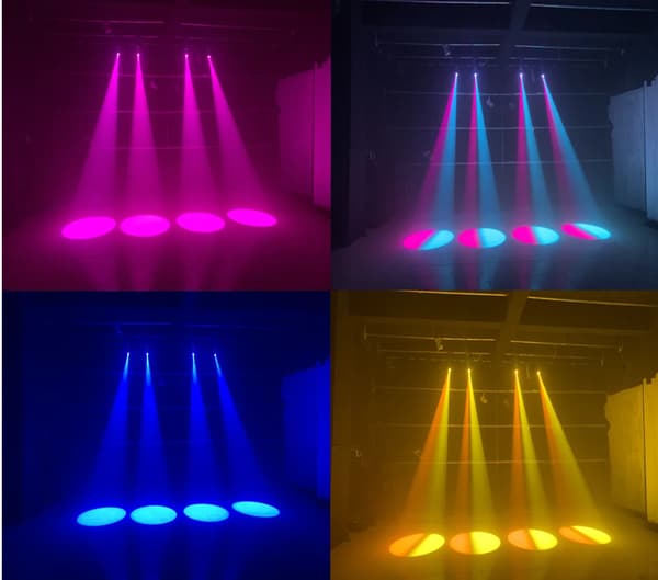 Scene Belysningseffekt, Mini Størrelse, 8 Farve Muligheder,EU stik