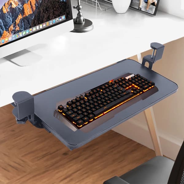 Tastaturbakke, Robust Design, Ergonomisk Utrækningsmekanisme,sort