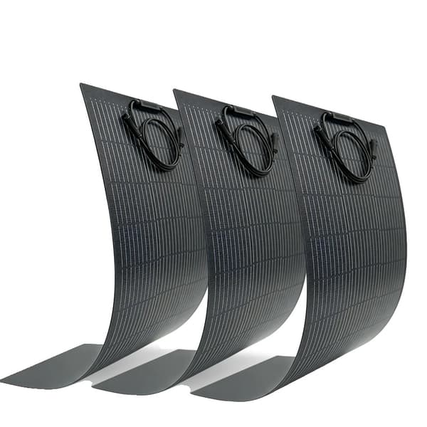 Solpanel, Flexibel Design, Vattentålig Prestanda,Flexibel 3PCS 100W