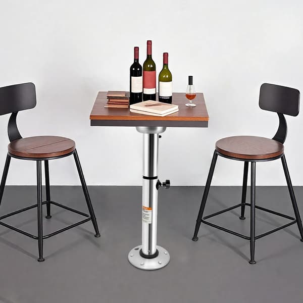 Bordfod, Højdejusterbar, Letvægtsdesign,Sølv