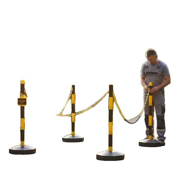 Trafikkoner, hög synlighet, hållbar konstruktion, grön
