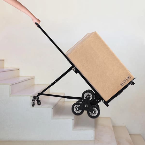 Trappeklatrer, Robust Konstruktion, Ergonomisk Design,sort