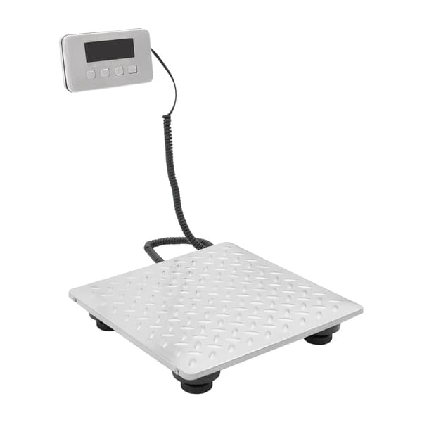 Postvåg, LED-display, 100 kg kapacitet,Silver