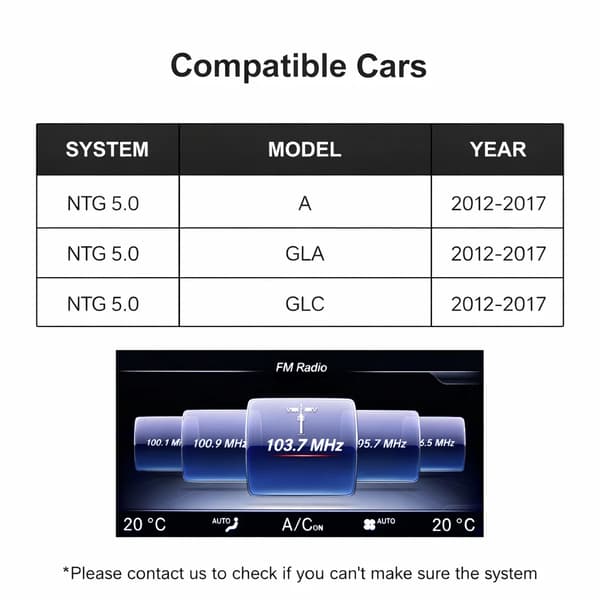 Trådlös dekoderbox, Trådlös CarPlay, Android Auto-kompatibel,NTG5.0