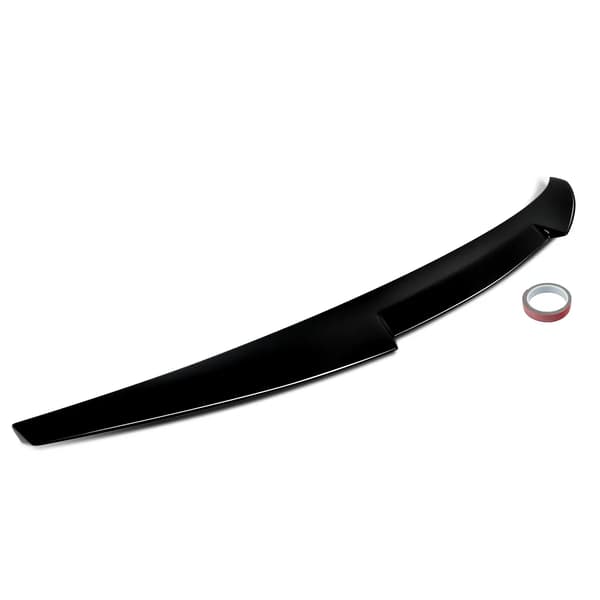 Bagspoilerlip, Nem installation, Holdbart materiale,Glansende Sort