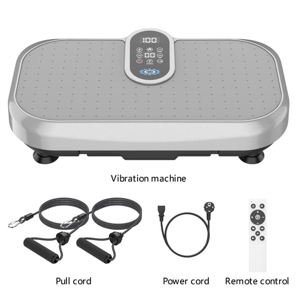 Vibrationsplade, LED-display, Bluetooth-forbindelse,GRÅ