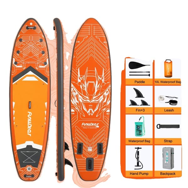 Stand Up Paddle Board, Letvægtsdesign, Inkluderer Tilbehør,SUPFW50A