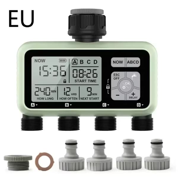 Havevandingstimer, Uafhængig Kontrol, Programmerbar Timer,HCT-379-BS