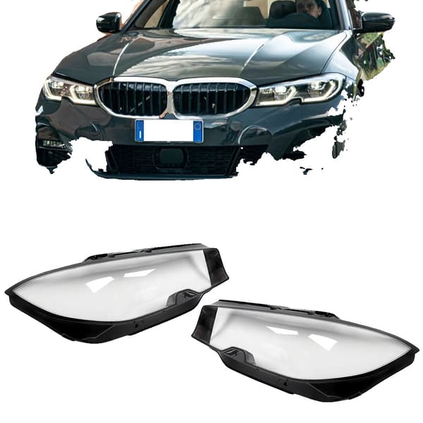 Forlygte Linse Dæksel, Polycarbonat Materiale, Klar Linse Farve, Front Placering, Direkte Erstatningspasform