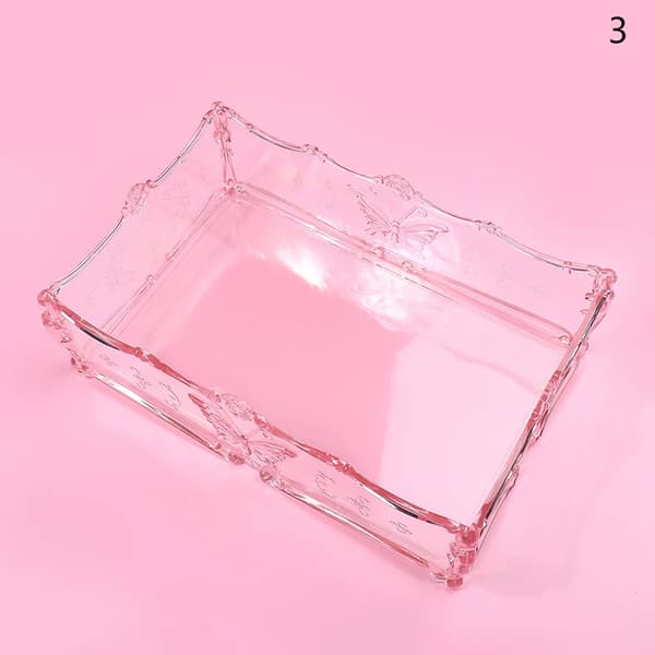Nagellåda, Dammtät Lock, Mångsidig Organisatör,3 Rosa