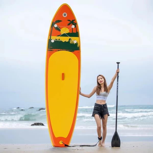 Oppustelig Paddle Board, Holdbart Materiale, Alsidig Brug,SUPFW31B