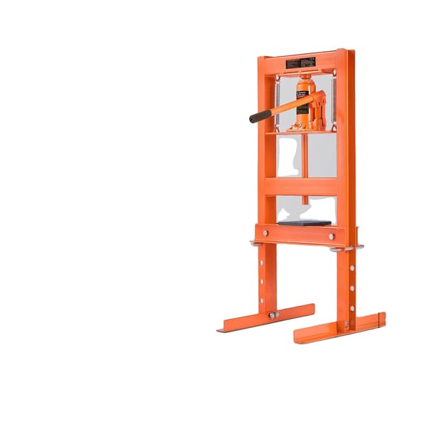 Hydraulisk verkstadspress, 6 ton lastkapacitet, H-ramdesign,6T