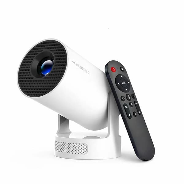 Projektor, 8K understøttelse, Dual Wi-Fi-forbindelse,ProNewWhite-Stemme RC