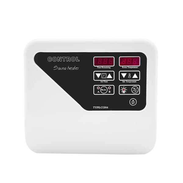 Sauna Temperaturcontroller, Vægbeslag, 3-9KW Strømkapacitet,HVID