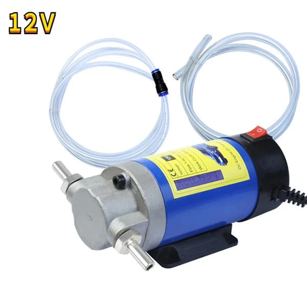 Oljepump, bärbar design, 1-4 L/min flödeshastighet, 12V