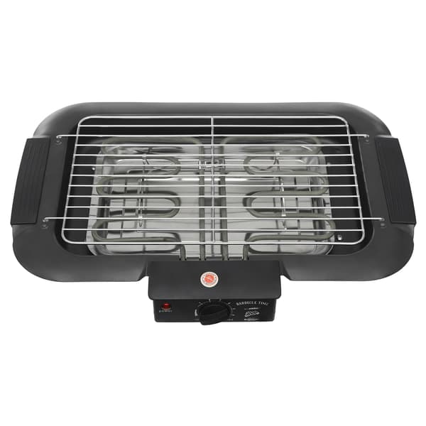 Elektrisk Grill, Justerbar Temperatur, Non-Stick Overflade,sort