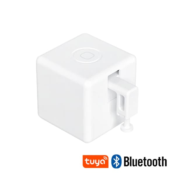 Smart Fingerbot, Styring med stemme, Tidsbestemt automatisering,Hvid-Bluetooth