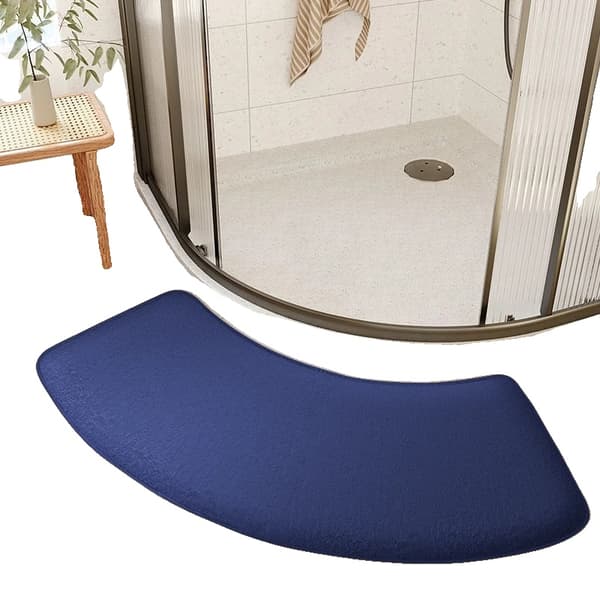 Duschdörrsmatta, Halkfri Design, Hög Absorption,40cmx100cm, Blå