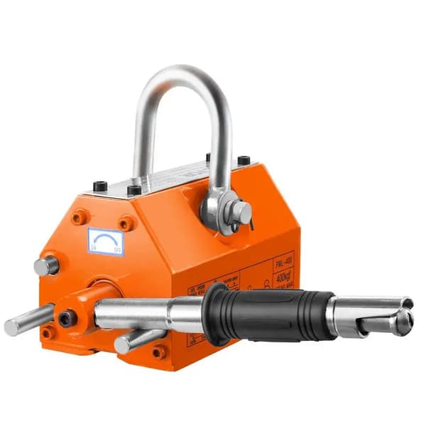Magnetisk Løftemagnet, 400 kg Kapacitet, Kompakt Design,Rød