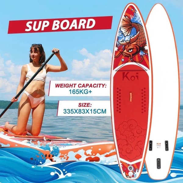 Stand Up Paddle Board, Lätt Design, Högtrycks Stöd,Röd
