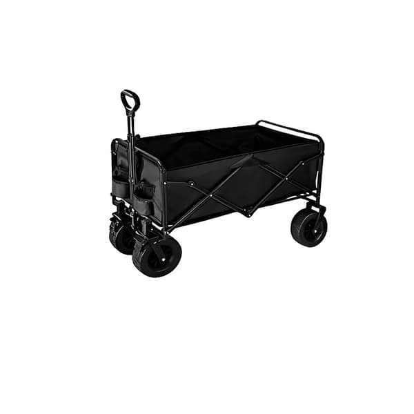Campingvogn, Holdbart Design, Høj Belastningskapacitet,Sort-8 tommer sår