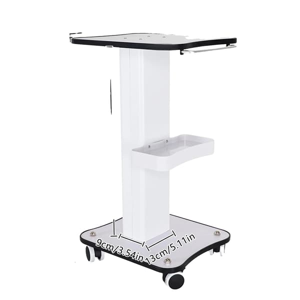 Salongsvagn, Robust Konstruktion, Ergonomisk Design,Vit