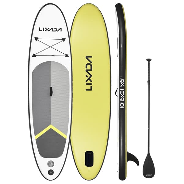 Oppustelig Paddle Board, Holdbart PVC, Komplet Surf Sæt,Blå