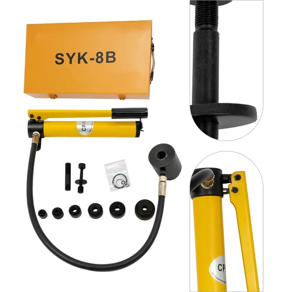 Hydraulisk Knockout Punch Driver Kit, Hög Effektivitet, Ergonomisk Design,Gul