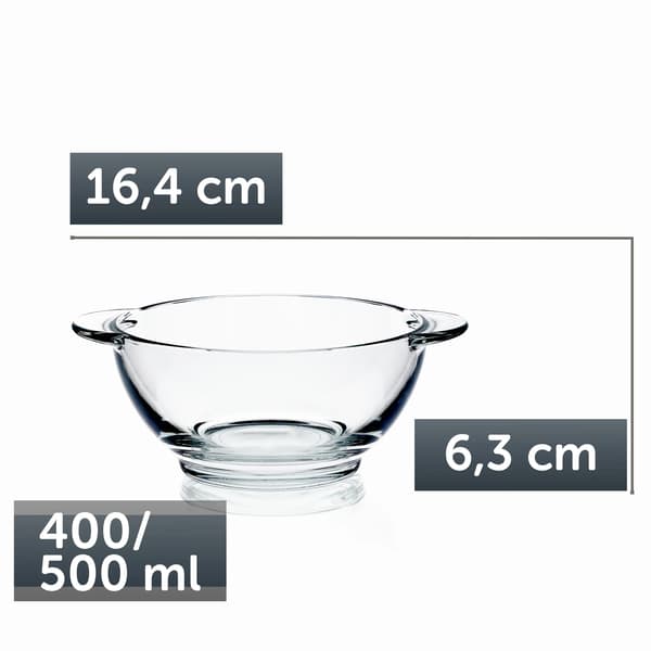 Skålset för soppa, 400 ml kapacitet, diskmaskinssäker,Silver