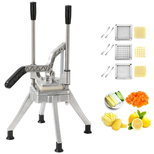 Grönsakshackare, rostfria blad, ergonomisk design,3 Blad