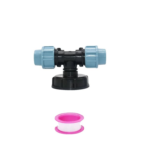 IBC Tankadapter, PE Rørforbindelse, Hurtig Installation,20MM-C