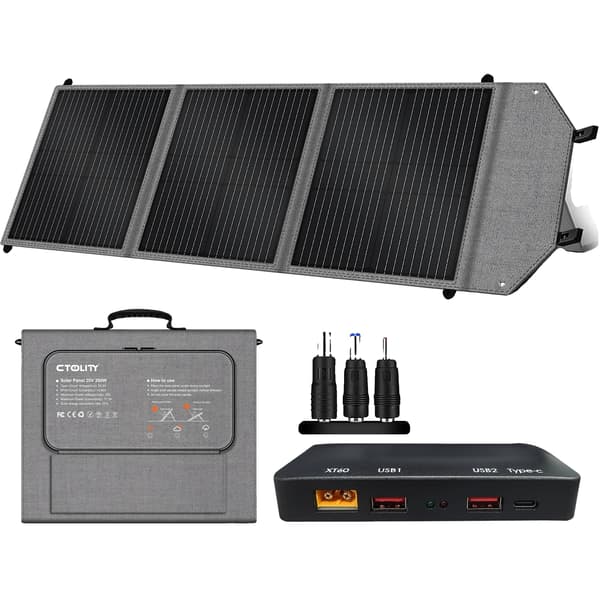 Solpanel, 100W effektudgang, foldbart og bærbart design,1PC SP100 100W