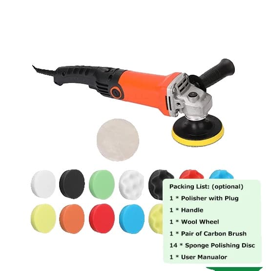 Polermaskin, Justerbar Hastighet, Ergonomisk Design,En 1200W Typ2